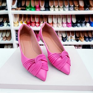 Sapatilha Luxo cruzada pink