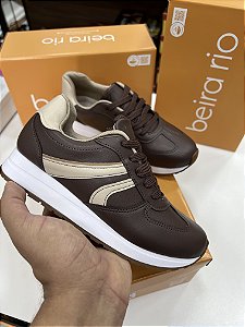 TÊNIS FEMININO BEIRA RIO MARROM