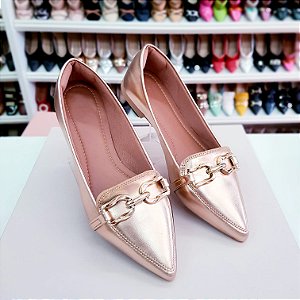 Mocassim Yasmim Rose gold