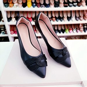 Sapatilha Luxo cruzada Preta