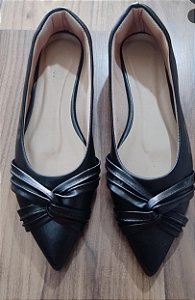 Sapatilha bico fino alongado Ana Preta