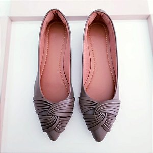 Sapatilha Luxo cruzada Cinza