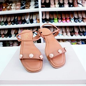 Rasteirinha Confort Camel