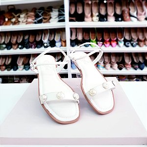 Rasteirinha Confort Off white