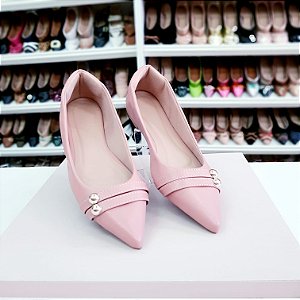 Sapatilha bico fino Rose dois pontinhos