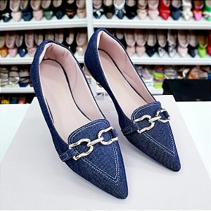 Mocassim Yasmim Jeans