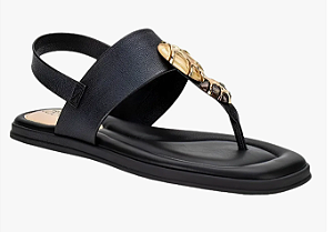 Sandália Rasteira Feminina Modare Ultra Conforto Preta