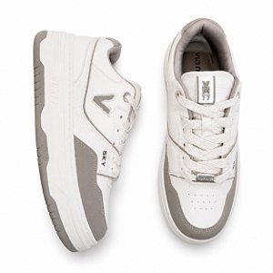 Tênis Via Marte Napa Nokuck Marfim Taupe Gray
