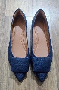 Sapatilha bico fino alongado Jeans Ana