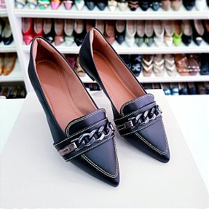 Sapatilha Bico fino Mocassim com Fivela Yara