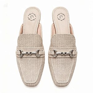 Sapato Mule Feminino Salto Baixo