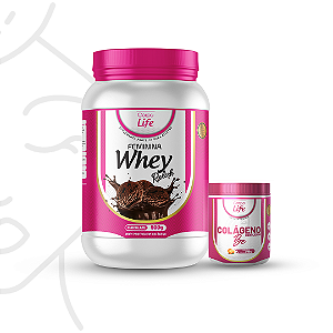 Kit Feminino: Whey Relish Feminina + Colágeno Be-300g