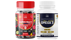 Kit SUPER : Super Ômega 3 + Super multi