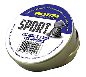 Chumbinho Rossi Sport 5,5mm (125 Un)