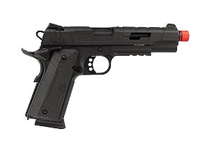 Pistola Airsoft Rossi Redwings Black 1911 Green Gas Blowback 6mm