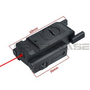 Mira Perfil Baixo Red Laser - Trilho 20mm - Greenbase
