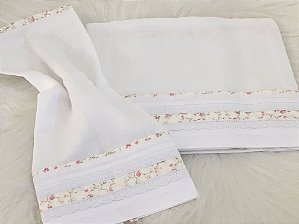 Kit de Fraldas com 2 peças Fralda de Boca e Fralda de Passeio