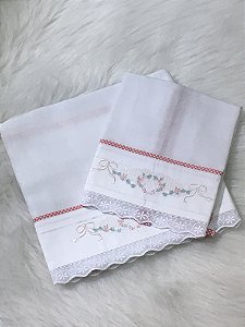 KIt de Fraldas com 2 peças para menina