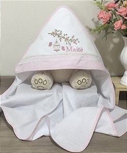 Toalha Fralda com capuz