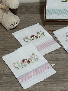 Fralda de Boca Coleção Jardim