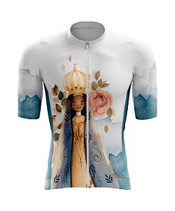 Camisa ciclismo Nossa Senhora Aparecida  - BRANCA