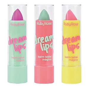 Hidratante Labial Balm Mágico Ruby Rose Dream Lips
