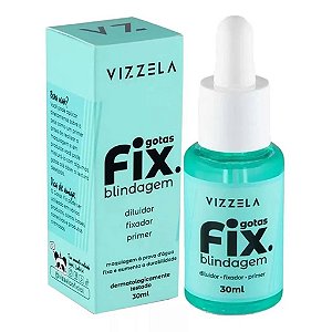 Gotas Fix Blindagem Fixador de Maquiagem Vizzela