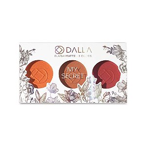 Trio de Blush Matte My Secret - Dalla