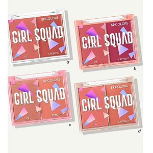 Blush em Pó & Cremoso Girl Squad - Sp Colors