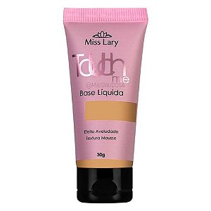 Base Líquida TouchMe Efeito Aveludado 30g - Miss Lary