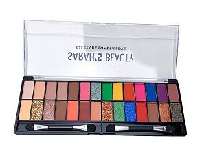 Paleta de somras 28 cores Sarah'S Beauty