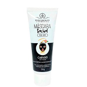 Máscara Carvão Ativado Bisnaga Peel Off 50g -  Phállebeauty