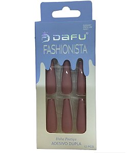 Unhas postiças Bailarina Nude Rosado - Dafu