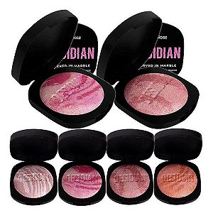 Blush Multifuncional Obsidian Carved in Marble -Ruby Rose