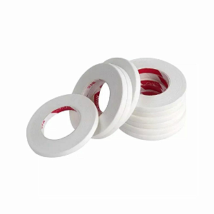 Fita Fina Micropore Branca 5 Rolos 4mm Extensão Cílios