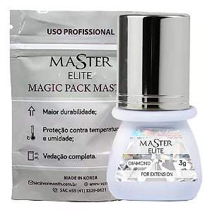Cola Master Elite Diamond Extensão Cílios 3g - Transparente