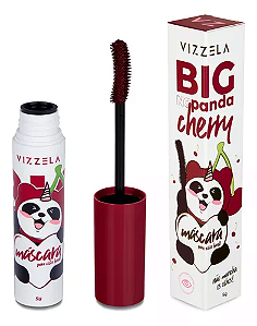 Máscara para Cílios Big No Panda Cherry Bordô - Vizzela