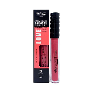 Batom Liquido Confort 24h + Hidratação - Max love