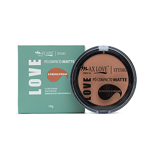 Pó Compacto Matte A Prova D´Água -  Max Love