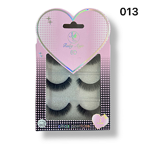Cílios Postiços 3 pares 6D lash RA-373 - Ruby Anjo