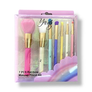 Kit Pincéis Colorido com 7 Und - Yanz
