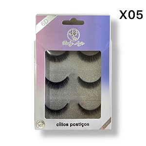 Cílios Postiços 3 pares 6D lash RA-481 - Ruby Anjo