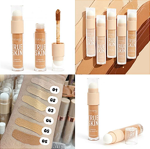 Corretivo Alta Cobertura True Skin C/ Esponja - Febella