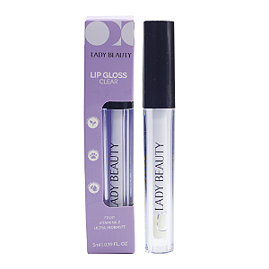 Lip Gloss Clear Fruit Lady Beauty 5ml