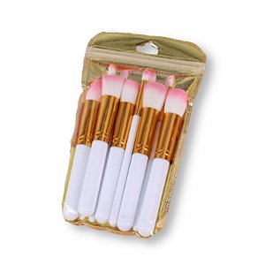 Kit Pincéis 10 pincéis para maquiagem - Ruby Anjo
