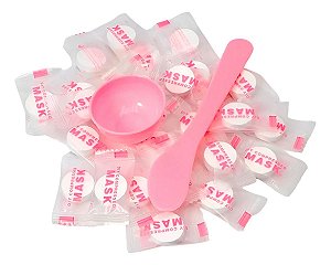 Kit 23 Máscaras Faciais Desidratada + Mini Tigela E Espátula - Dafu