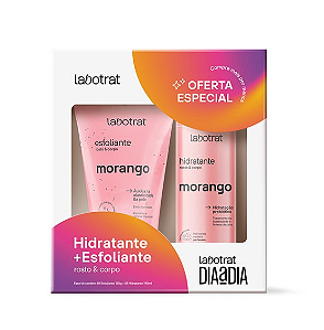 Kit Esfoliante + Hidratante Dia a Dia Morango - Labotrat