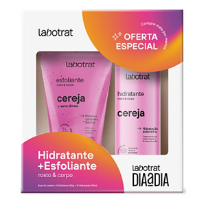 Kit Esfoliante + Hidratante Dia a Dia Cereja - Labotrat