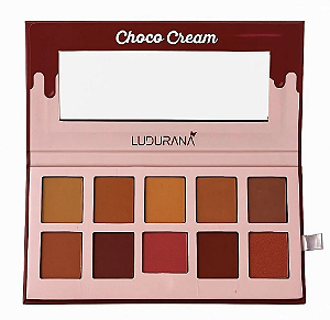 Paleta De Sombras Choco Cream 10 cores - Ludurana