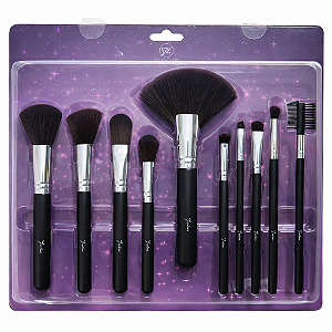 Kit de com 10 Pincéis  - Seven Colors